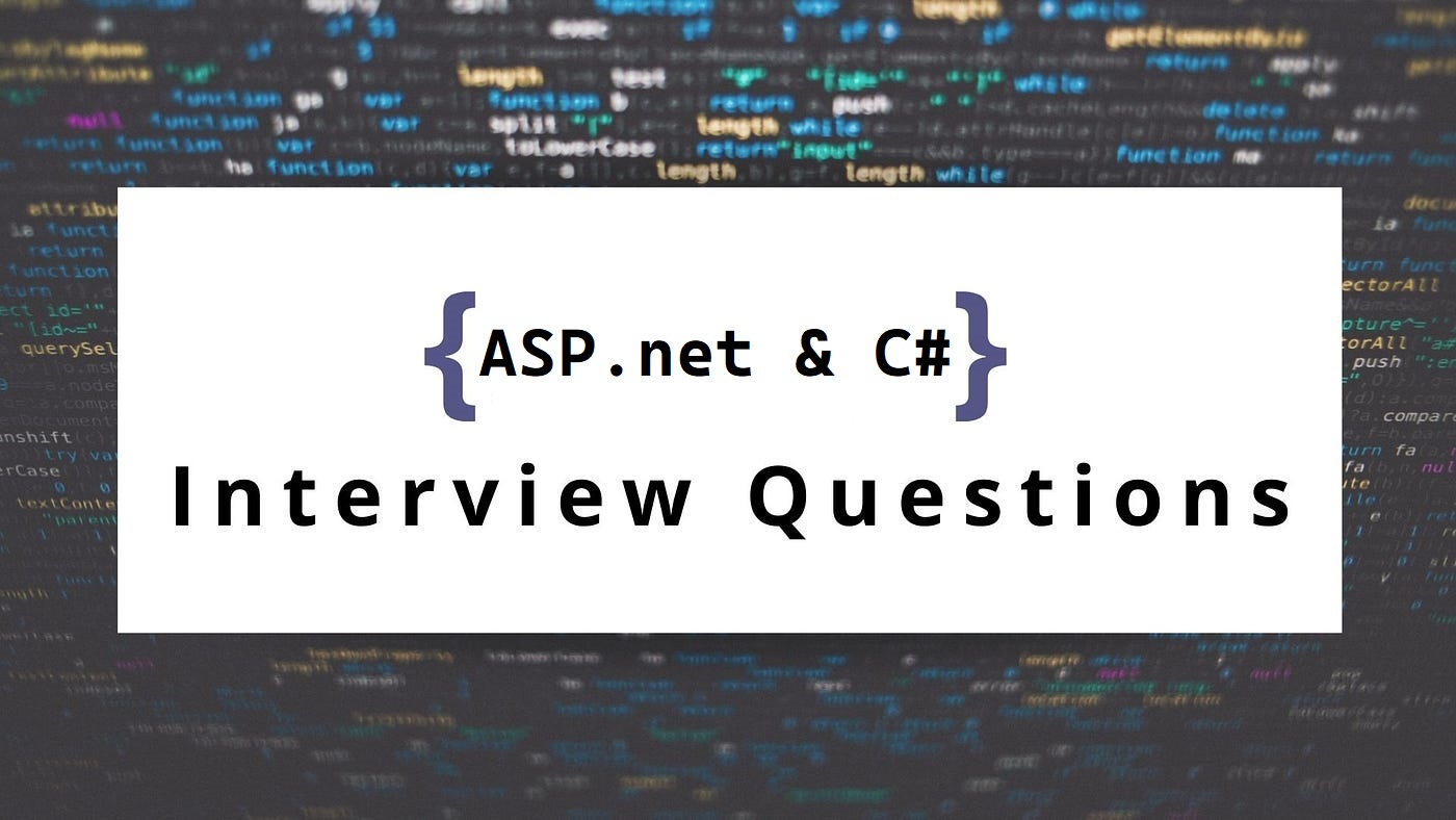 ASP.net Core and C# Interview Questions