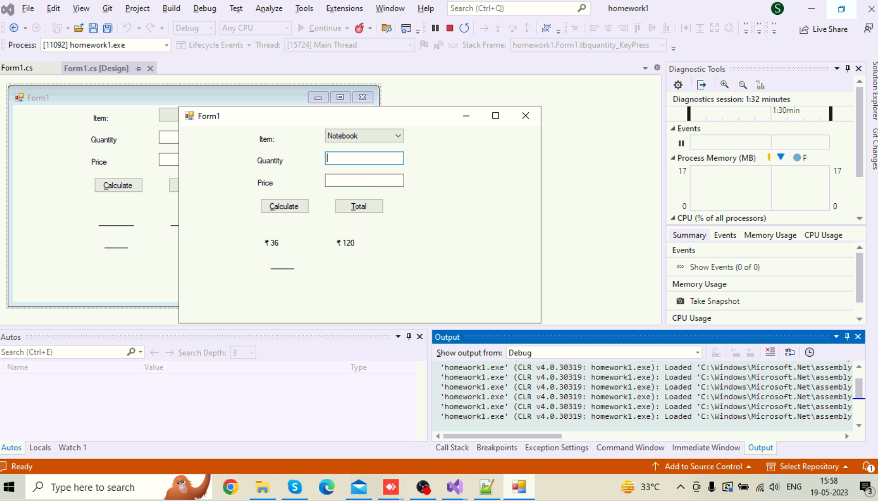 Building a Simple Billing System in C# using Windows Forms