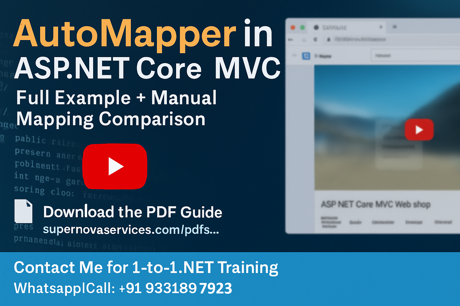 AutoMapper in ASP.NET Core + Reverse Mapping
