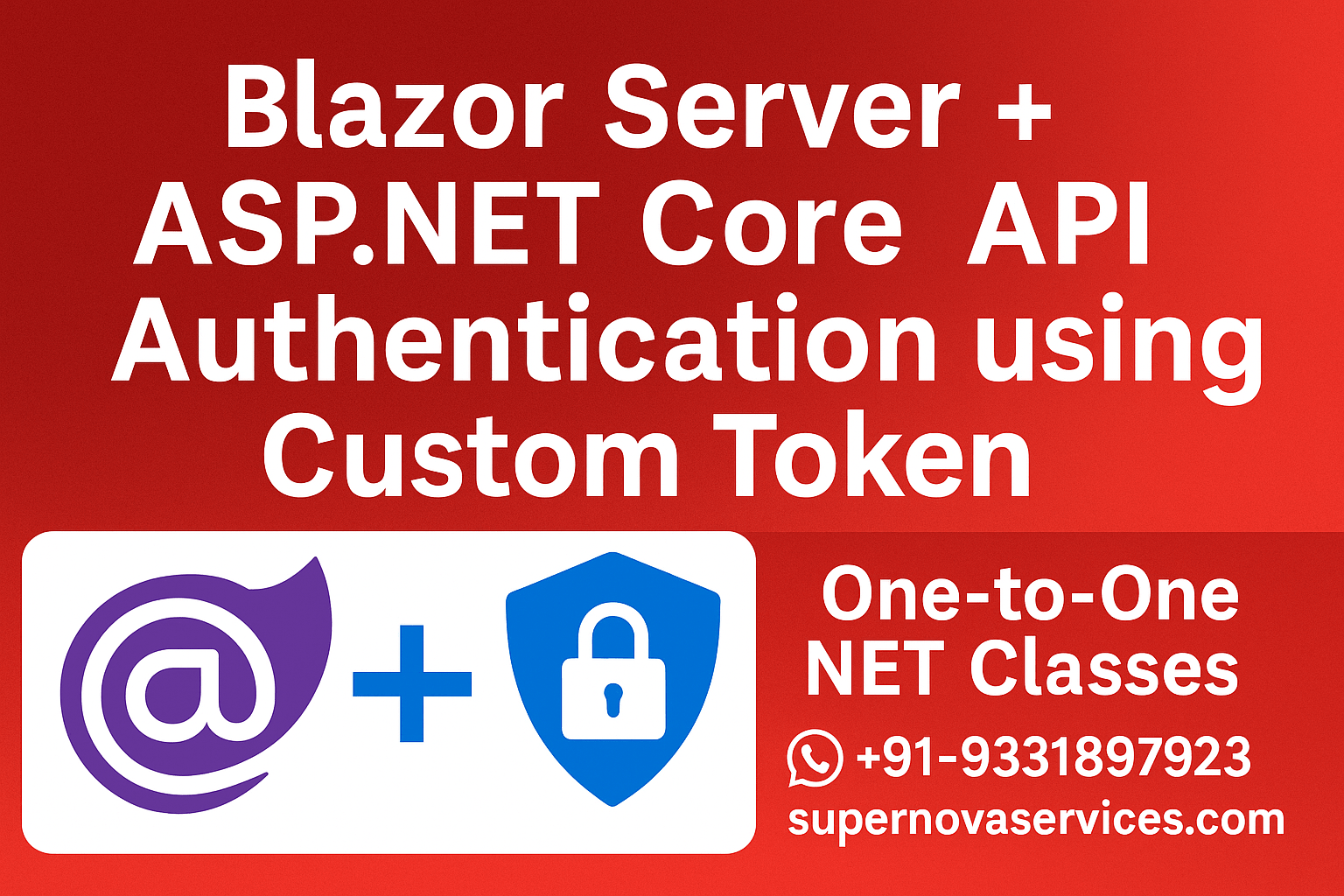 Custom Token Authentication in Blazor Server with ASP.NET Core API