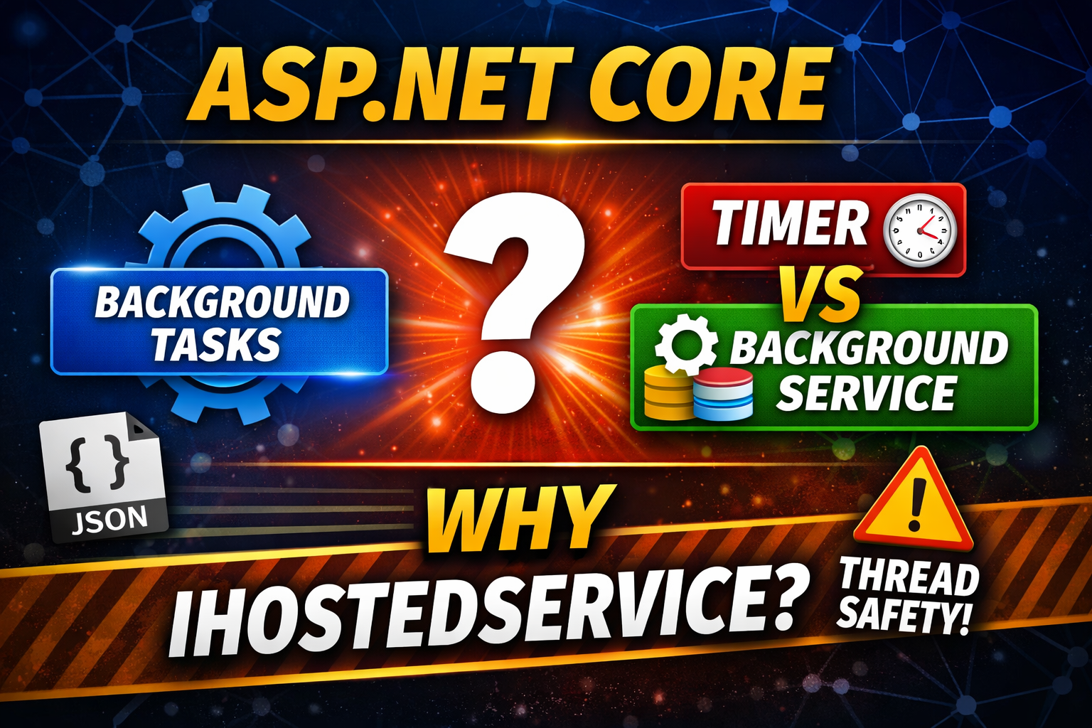 Why IHostedService Exists in ASP.NET Core | BackgroundService vs Timer Explained