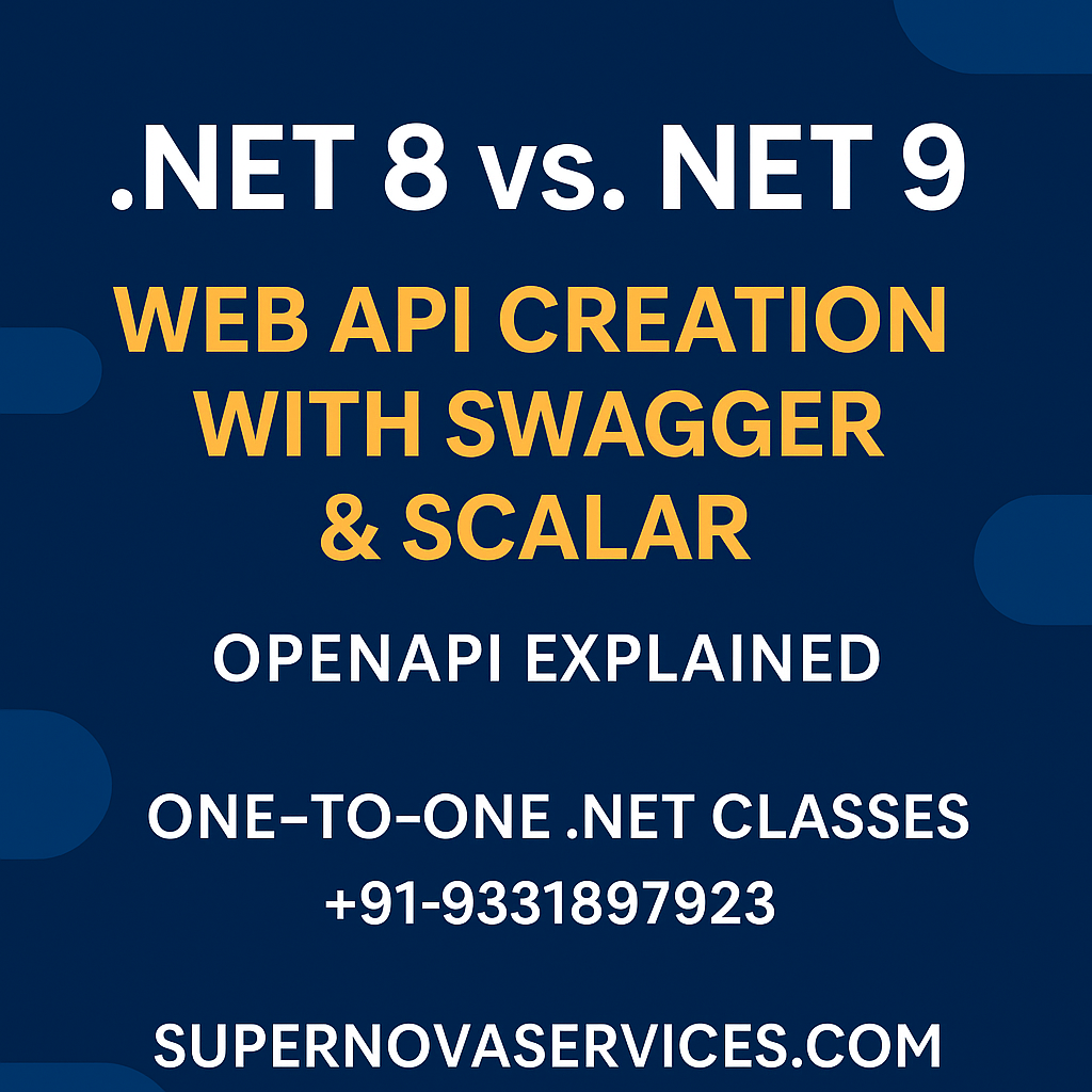.NET 8 vs .NET 9 - Web API Creation with Swagger & Scalar | OpenAPI Explained