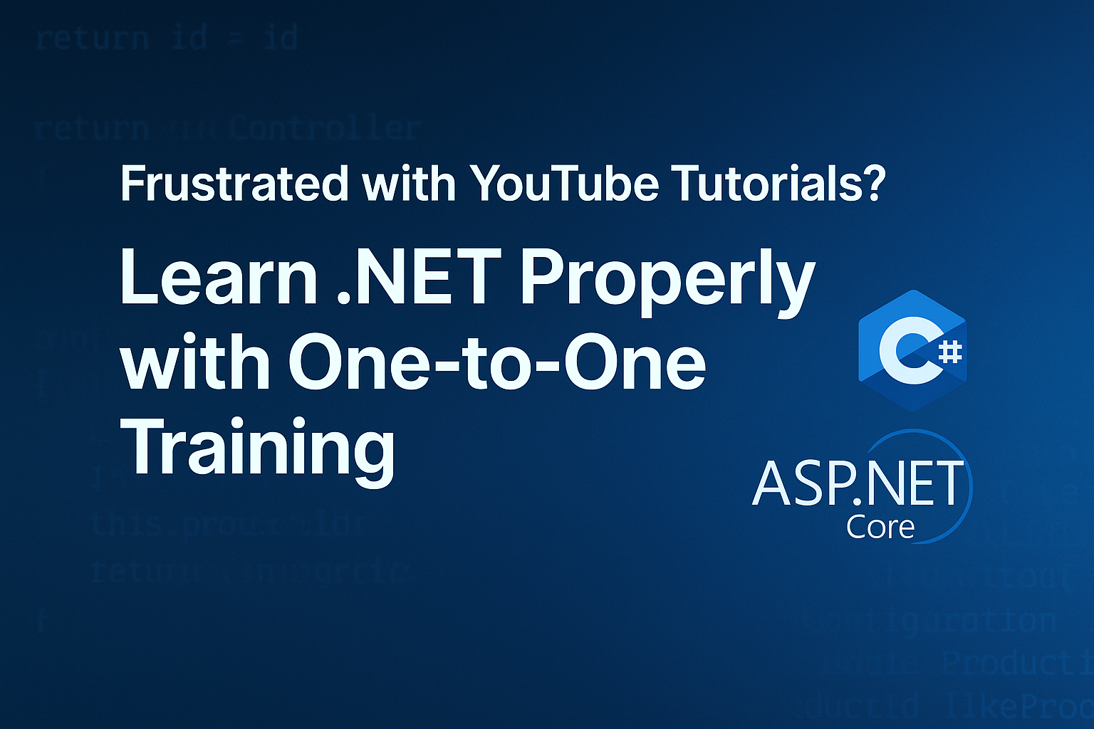 Why One-to-One .NET Development Training Beats YouTube & Paid Videos