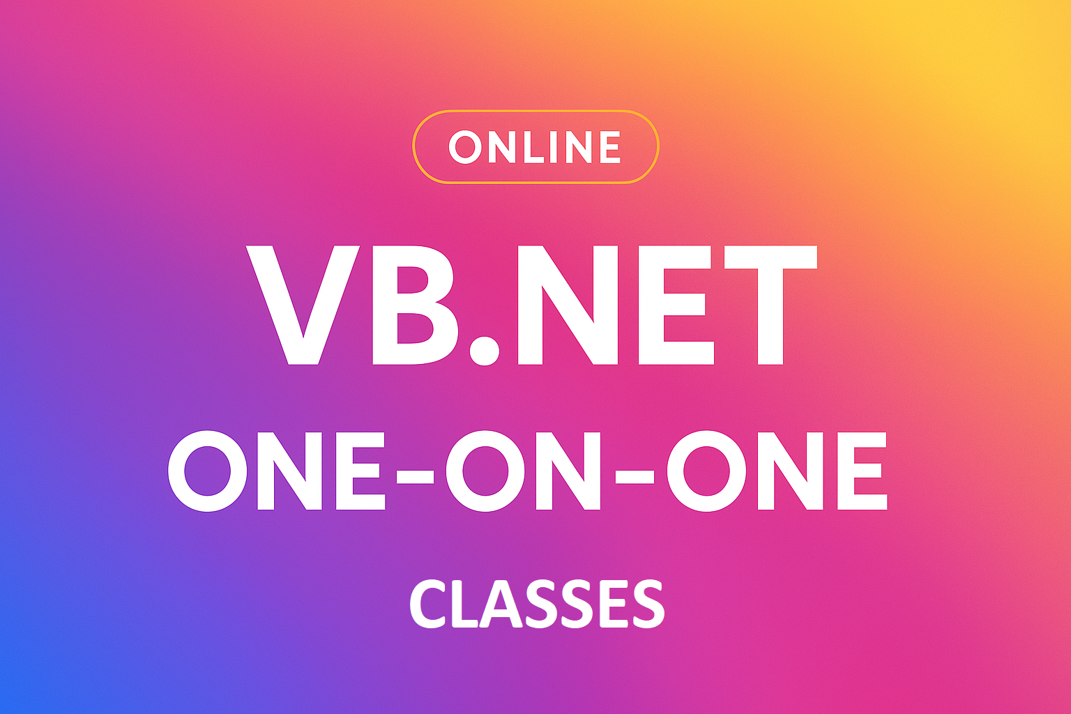 VB.net online training in Kolkata - India
